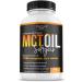 Intentionally Bare Organic MCT Oil Capsules - Keto Paleo Low Carb 70% C8-30% C10 Great for Travel - 100% MCT Oil Unflavored 1000mg per capsule - 200 Capsules 200 count (Pack of 1)