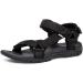 atika Men's Outdoor Hiking Sandals, Open Toe Arch Support Strap Water Sandals, Lightweight Athletic Trail Sport Sandals Maya 2 Black 10