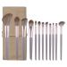 Buy 12-Piece Slant Cut Makeup Brush Set for Flawless Beauty | International Shipping Available - Buy Online on GoSupps.com