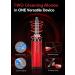 TRAMAN Enema Kit for Men & Women - Electric Douching System with Rotating Nozzle Pressure Spray & Dual Modes - Colon Cleanse & Shower Enema Bulb - Buy Online on GoSupps.com