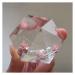 Crystal Pyramid New Type Hexagonal Pyramid 6 Faced Natural Clear Quartz Cap Pyramid Reiki Stone Crystal Reiki