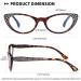 EYEURL Cat Eye Reading Glasses for Women - 3 Pack Blue Light Blocking Eyeglasses Lightweight Anti Eyestrain Readers - 2.00 Black/Clear/Tortoise - Buy Online on GoSupps.com