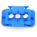 Adjustable Pill Splitter with Stainless Steel Blade | Quarter & Half Tablet Cutter for Easy Medication Dosing - Blue - Buy Online on GoSupps.com