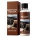 Leather Care Balm 3.9-inch Leather Cleaning Cream | Polishing Wax Color Restoration - 100 ml Nourishing Protective Shine for Bags Furniture Car Seats Jackets Care