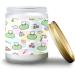 Orange Lemon Scented Candles - Aromatherapy Jar Long Lasting 7oz Gift Set for Women - Cute Frog Design - Buy Online on GoSupps.com
