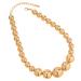 Kuaiyiju Gothic-Vintage bead chain accessory unique necklaces decoration collarbone chain jewelry for party celebrations gold