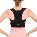 Hameisen Back Brace Posture Corrector for Women and Men - Upper Back Straightener with Elastic Straps and Steel Bar Support - Improves Posture and Provides Pain Relief - Black S/M - Buy Online on GoSupps.com
