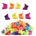 MUUZLL 50 Pack Butterfly Hair Clips Pastel Mini Cute Accessories For 90S Girls Women, Matte Colors Assorted Color Clips, Beautiful And Women, Random Colour