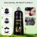 Maryono Black Instant Hair Dye Shampoo 3 in 1 - 500ml for Gray Hair Coverage - Herbal Ingredients for Women & Men - Fast International Shipping - Buy Online on GoSupps.com