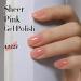 Double Rhythm Translucent Gel Polish - Sheer Neutral 15ML Nail Art (Pink Clear-A1323) | DIY at Home - Buy Online on GoSupps.com