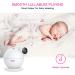iBaby M8 2K Smart Baby Monitor with 355 Pan, 110 Tilt, 2-Way Talk, Video, Moonlight Projector, Temperature/Humidity Alerts - iOS/Android - Motion and Crying Alerts - Buy Online on GoSupps.com