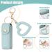 Buy 2PCS Lipstick Case with Heart Mirror | Portable Lip Balm Holder & Keyring Pouch for Women - Perfect Gift - Buy Online on GoSupps.com