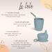 Lelolo by Anpei Grows with Me 3-in-1 Baby to Toddler Training Cup | Silicone Sippy Straw Cup for Infants | Sky - Buy Online on GoSupps.com