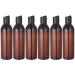 6PCs 250ml Refillable Travel Bottles - Portable Plastic Squeegee for Shampoo & Lotion - Brown - Buy Online on GoSupps.com