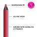 NYX Professional Makeup Line Loud Lip Liner - On A Mission (Blue Red) | Longwear Lip Pencil with Jojoba Oil & Vitamin E - Buy Online on GoSupps.com