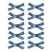 hgnxa Delicate Elegant Style Side Clip Hair Clip Sweet Girls y Style knot Balletcore Denim Blue