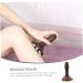 Oatipho Rollerball Massage Device - Back Neck and Thigh Massager | Lymphatic Massage & Acupuncture Rollers | Lavender Wood Body Brush - Buy Online on GoSupps.com