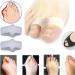 Rexcp Gel Toe Separators for Overlapping Toes & Bunions - Big Toe Alignment Corrector, Spacer - 2 Pack (White) - Buy Online on GoSupps.com