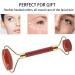 Facial Jade Roller Facial Roller Massager Double Head Portable for Forehead for Chin for Eyes for Neck - Buy Online on GoSupps.com