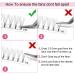 5D-D-0.07-14mm Short Stem Premade Fans Eyelash Extensions - Russian Volume Lashes - 14mm 5D-D-0.07 - Buy Online on GoSupps.com
