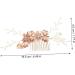 Healeved Flower Hair Comb Decorative Hair Comb for Women Hair Comb for Wedding Side Hair Comb Hair Accessories for Women Hair Comb for Women Accessories Wedding Hair Clip Wedding Hair Comb - Buy Online on GoSupps.com