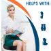 Blue Memory Foam Donut Pillow for Tailbone Pain Relief - Cool Gel Hemorrhoid Cushion for Postpartum, Pregnancy, Men and Women - Buy Online on GoSupps.com