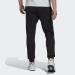 Buy adidas Men's Essentials Fleece Pants - Regular Tapered Fit in Black/White | International Shipping Available - Buy Online on GoSupps.com