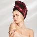 Red Line Microfiber Hair Towel - Super Absorbent Coral Velvet Wrap for Long Curly & Thick Hair | Quick Dry for Women - Buy Online on GoSupps.com