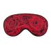 Red Rose Flower Sleep Mask for Women Adjustable Sleeping Eye Shades Cover with Elastic Strap