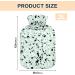 Mnsruu Hot Water Bottle with Soft Cover - Doodle Pattern 2L | Perfect Gift for Women & Kids | Ideal for Christmas - Buy Online on GoSupps.com