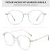 Lanomi Anti Blue Light Reading Glasses for Men & Women - Stylish TR90 Round Visual Aid 1.0 to 4.0 Magnification Fatigue Relief Green - Buy Online on GoSupps.com