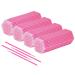 Takuza 400 pieces disposable eyelash brush for eyelash extensions eyelash lifting accessories lashes graft makeup applicator oral and cleanliness (pink) 400 pieces rose