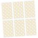 COLLBATH Sheets Latex Corn Stickers Foot Rubbing Pad Toe Spacer Oval- Shaped Callus Pads Cushions Feet Callus Cushions Pads Foot Pad Foot Corn Pads Foot Patch Non-Woven Fabric Care