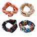 Dreshow 4-Piece Women's Elastic Headbands - Cute Soft Hair Accessories for Yoga Sports & Fitness - Pink White & Navy Blue - Buy Online on GoSupps.com