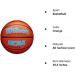 Wilson NCAA Outdoor Basketball - Size 7 (29.5 inches) in Sunset Chevron Pattern - 74.9 cm 72.4 cm 70.5 cm Perfect for International Shipping - Buy Online on GoSupps.com
