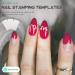 Beaupretty Nail Blanket Set - 3 Stainless Steel Nail Art Stamping Plates & Metal Stamper for DIY Manicure - Buy Online on GoSupps.com