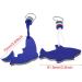 ZRM&E 2pcs Blue Floating Keyring Buoyant Keychain for Marine Boat Water Sports - Dolphin and Shark Shapes - Buy Online on GoSupps.com
