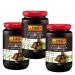 Lee Kum Kee Black Bean Garlic Sauce in Jar for Stir Fry Marinade Cooking 368g (Pack of 3)