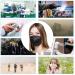 Buy ApePal 5-Layer KN95 Face Masks - 50PCS Black with Elastic Ear Loops | Safety & Comfort - Buy Online on GoSupps.com