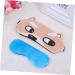 Fomiyes Cooling Eye Mask - Cartoon Design | Yoga Eye Pillow & Eye Compress | Dual Purpose Sleep Mask - Buy Online on GoSupps.com