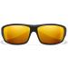 Wiley X WX Omega Captivate Polarized Sunglasses | UV Eye Protection for Men and Women | Matte Black Frames, Bronze Mirror Lenses | Ideal for Shooting, Fishing, Biking, Extreme Sports - Buy Online on GoSupps.com