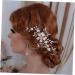 MERRYHAPY 1 PC Comb for Bridal Wedding Headpiece Pearl Hair Pin Rhinestone Hair Clip Rhinestone Barrettes Bride Comb Bride Headpieces for Wedding Pearl Hair Comb Tiara for Bride Wedding - Buy Online on GoSupps.com