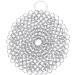 Kitchen Cleaning Tool Stainless Steel Cleaner Chain Scrubber Pots Washing Net Rusts Removers for Daily Home 5in Round - Buy Online on GoSupps.com