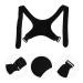 PLAFOPE Belt Shoulder Rest Holder Brace Support Belt Posture Band Black Polyester - Buy Online on GoSupps.com