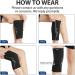 AVIDDA Knee Support Brace - Compression Sleeve for Arthritis Joint Pain, Meniscus Tear - Pack of 1 Black with Spring Stabilizer - Buy Online on GoSupps.com