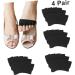 Shop 4 Pairs Open Toe Socks & Men's Yoga Sandals Cotton Peep-Toe & High Heel Comfort Cushion Front Pads - Buy Online on GoSupps.com