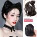 2Pcs Mini Claw Clip Messy Cat Ears Hair Bun Extensions - Natural Black - Buy Online on GoSupps.com