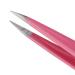 Tweezerman Stainless Steel Point Tweezers - Precision Eyebrow & Ingrown Hair Removal (Pretty In Pink) - Buy Online on GoSupps.com
