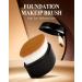 Retractable Kabuki Foundation Brush for Liquid Cream & Powder Cosmetics - Black - Buy Online on GoSupps.com