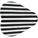 Black & White Stripes Microfiber Hair Towel | Super Absorbent Coral Velvet Wrap for Women | Quick Dry Cap for Long Curly & Thick Hair - Buy Online on GoSupps.com